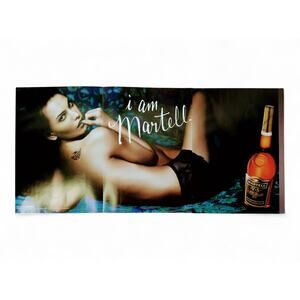 2001 Martell Cognac 3pg Print Ad Sultry Woman Black Lingerie Bottle i am Martell